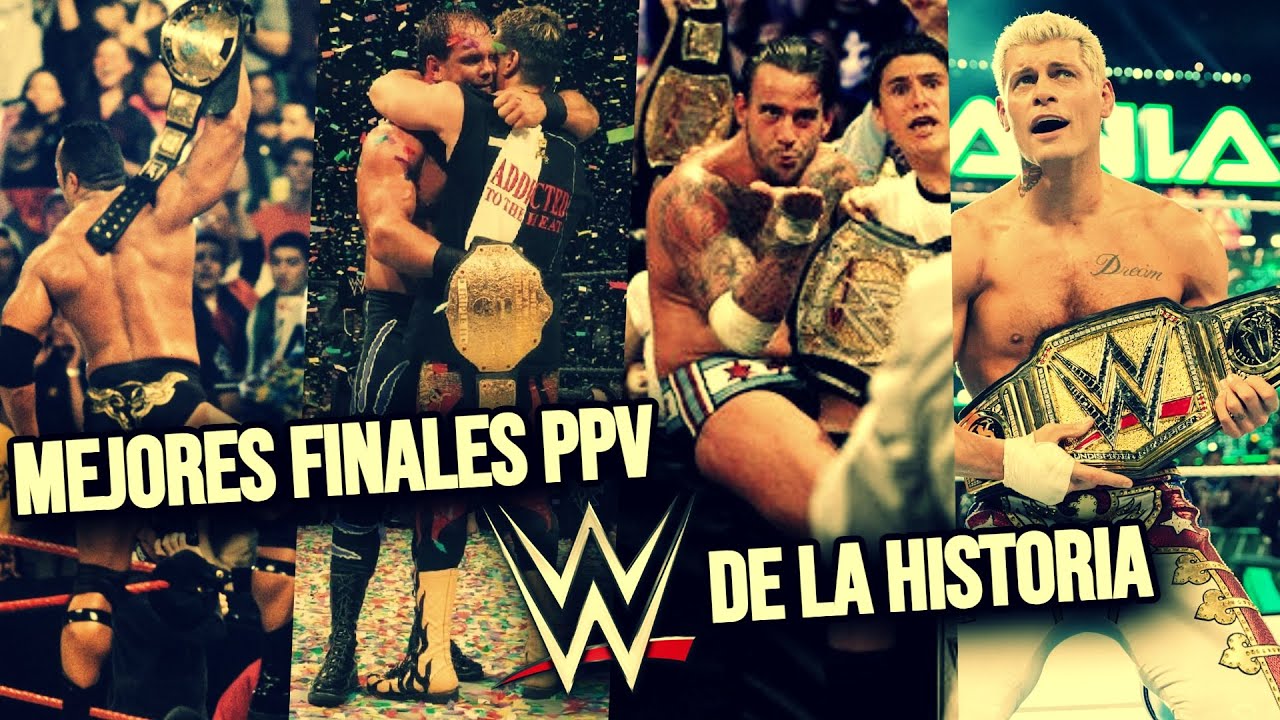 LOS 15 FINALES DE PPV MÁS ÉPICOS EN TODA LA HISTORIA DE WWE 💥 | Mr. Dabliuh
