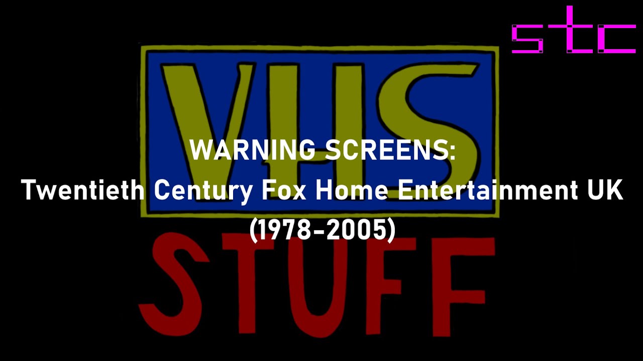 [#2083] VHS Stuff: 20th Century Fox Home Entertainment UK & Ireland Warning Screens (1978-2005)