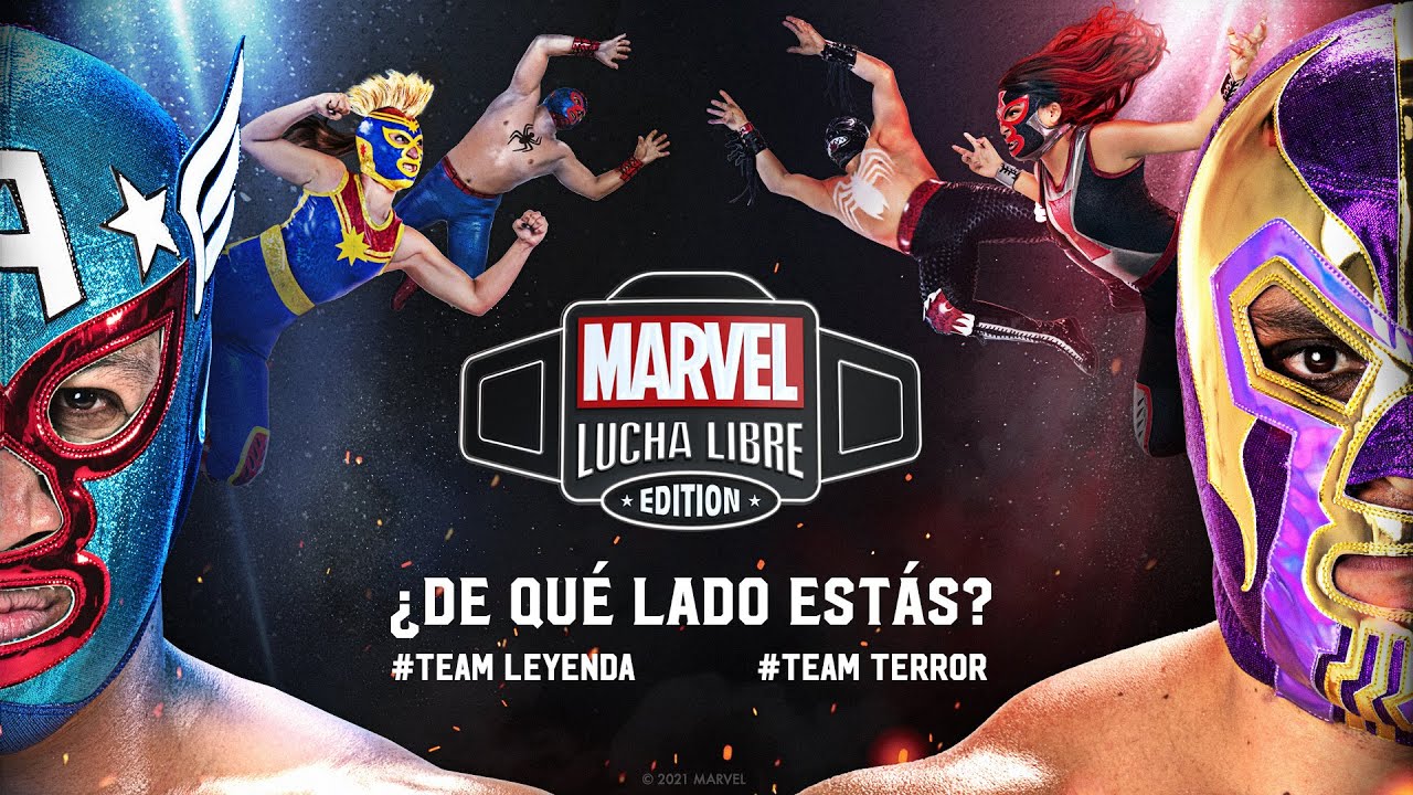TEAM LEYENDA AMERICANA vs TEAM TERROR PÚRPURA | TRIPLEMANÍA XXIX | MARVEL LUCHA LIBRE EDITION