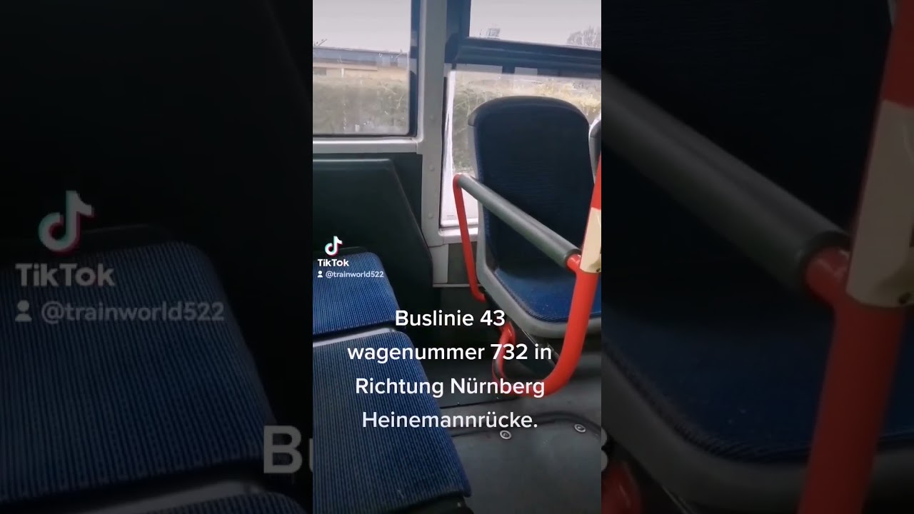 Buslinie 43 in Richtung N&uuml;rnberg Heinemanbr&uuml;cke