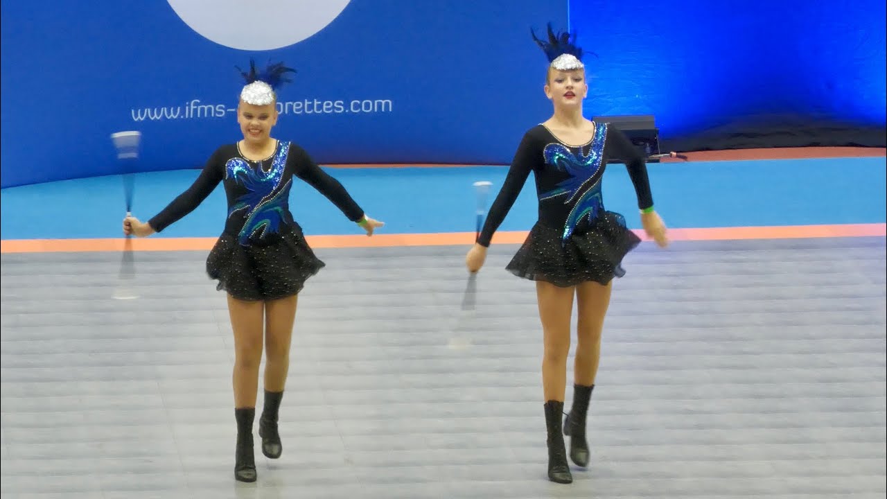 Majorettes *ZARA Racibórz* BATON duo / Mažoretki  - Ostrava 2025 WM Championship
