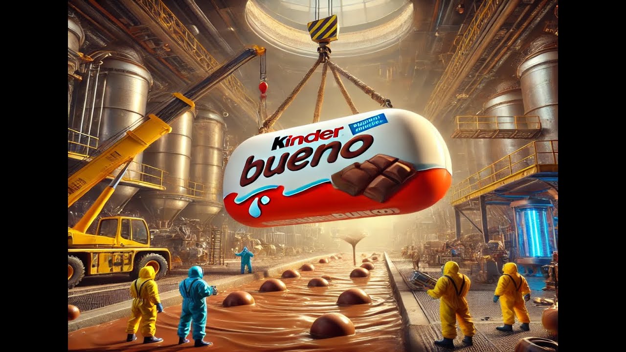 How Kinder Bueno Is Really Made 🍫 | Inside Ferrero&rsquo;s Chocolate Factory & Hazelnut Secret Process