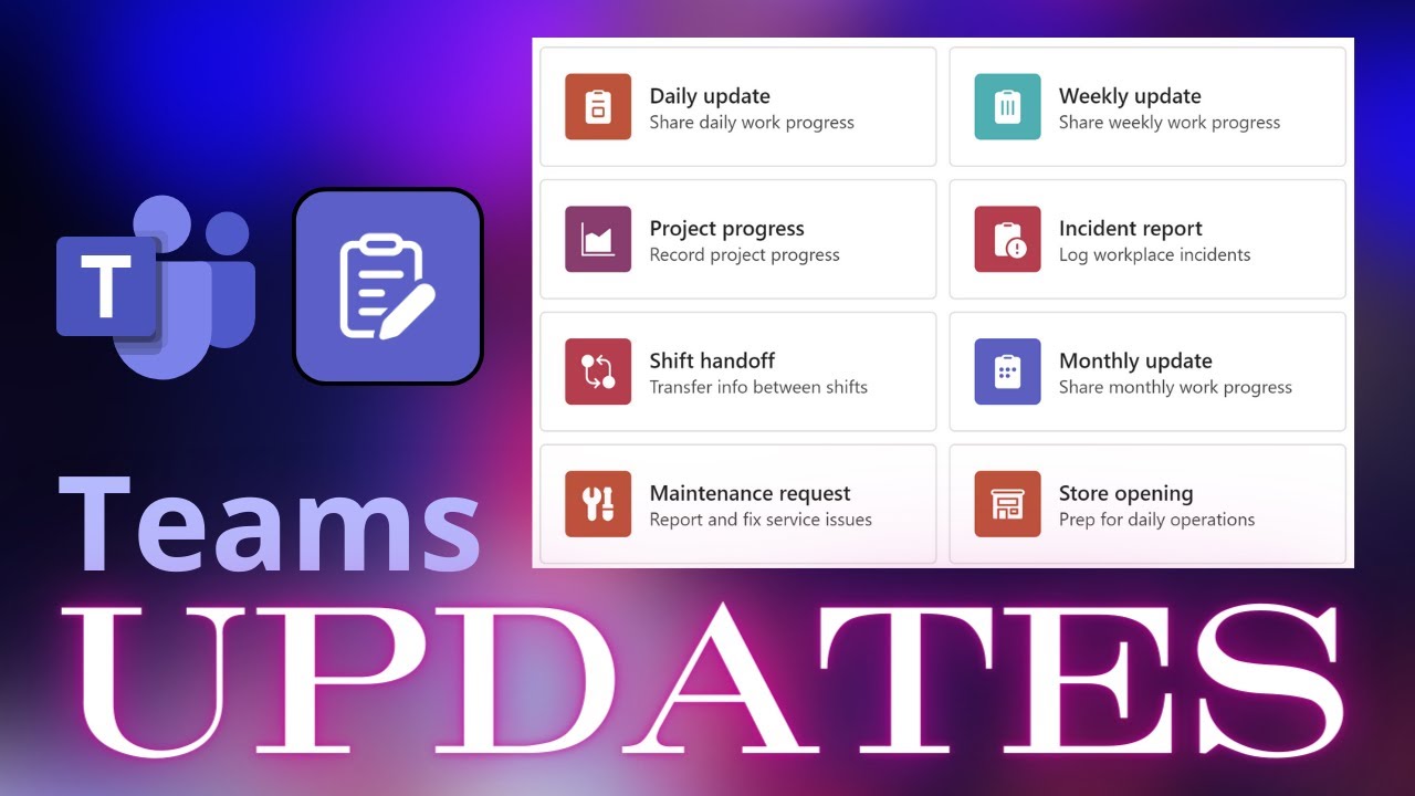 Как использовать приложение Teams Updates