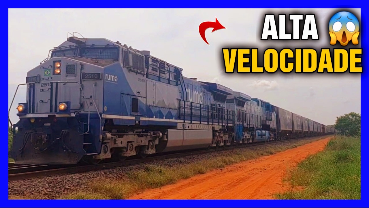 OS MAIS RAPIDOS QUE JÁ VI !!! TRENS DA RUMO DESFILANDO NA FERRONORTE