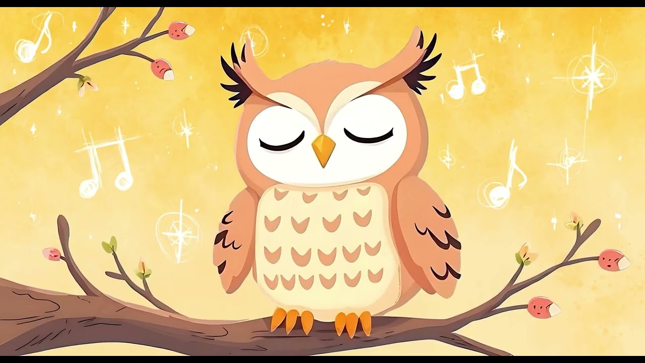 🦉Fall asleep instantly with lullaby/sleep music for kids 🦉 Mindy The Sleepy Owl🦉#9