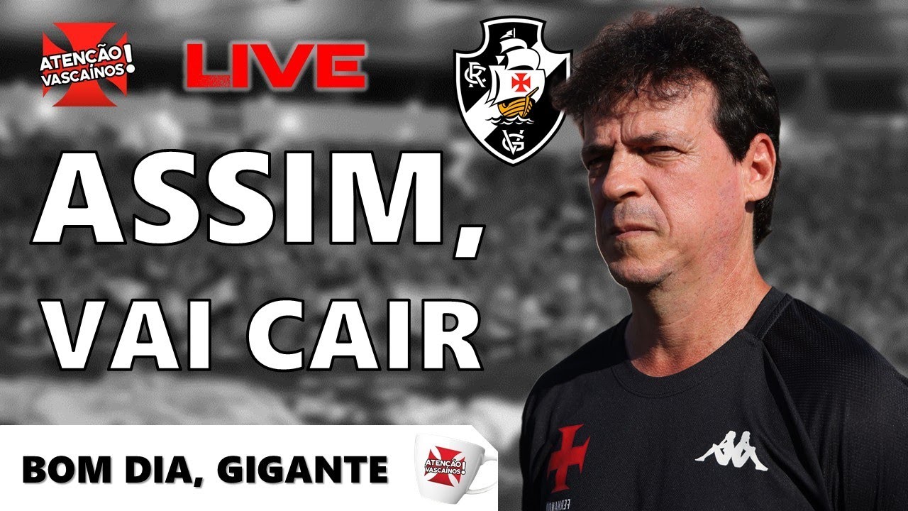 NÚMEROS RUINS! TÉCNCO DO VASCO SE IRRITA COM PERGUNTA, MAS SEU APROVEITAMENTO É DE REBAIXAMENTO