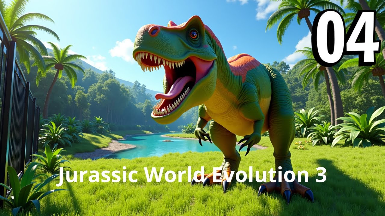 Sobrevivendo ao T-Rex! Jurassic World Evolution 3