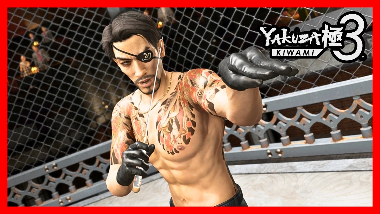 Yakuza Kiwami 3 - RING Fight с MAJIMA [4K60FPS]