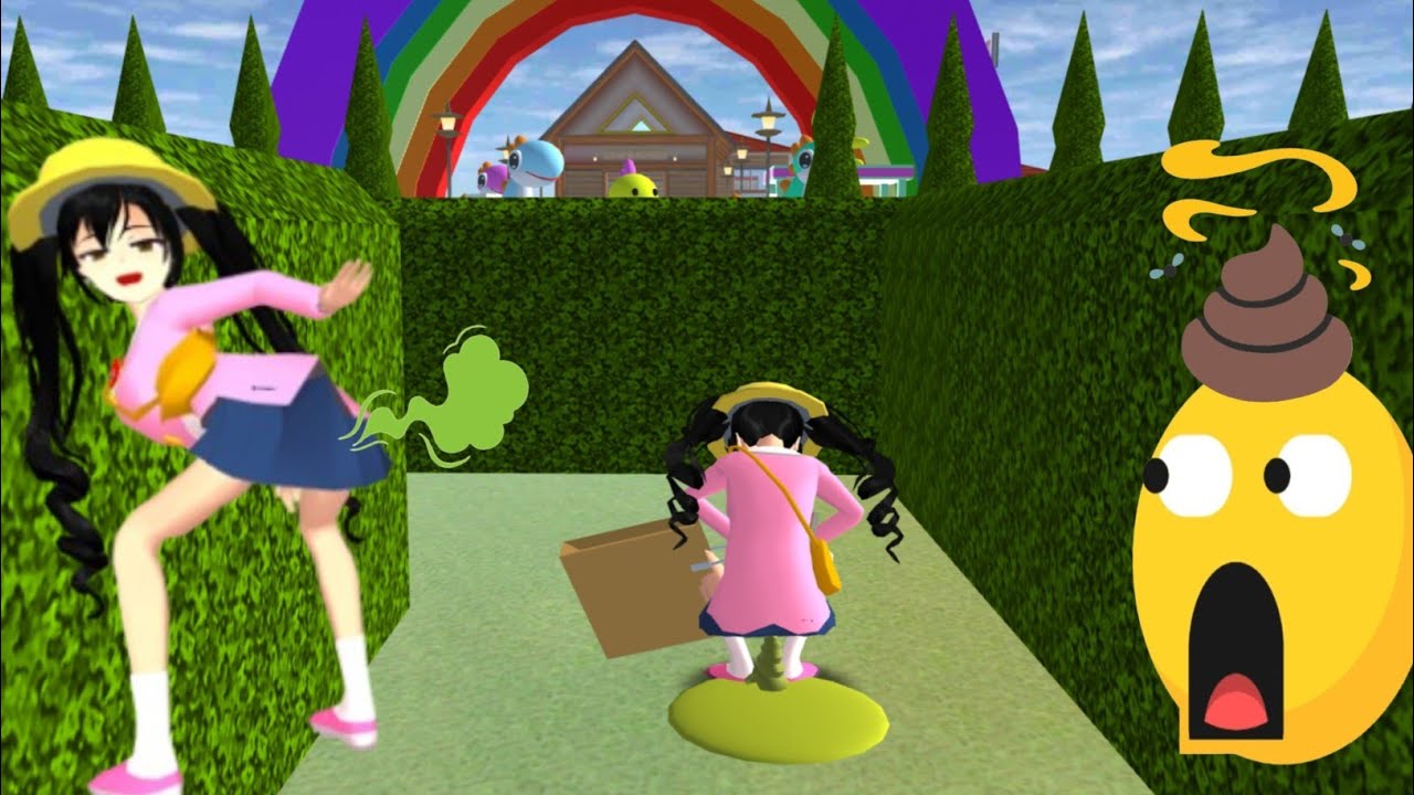 Kebelet Eek 💩 Sakura Ga Tahan Pengen Eek Di Semak- Semak 🤪🤣 Sakura School Simulator