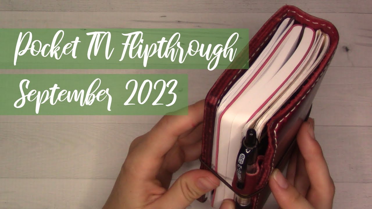 September 2022 Pocket Planner Flipthrough || Chic Sparrow TN