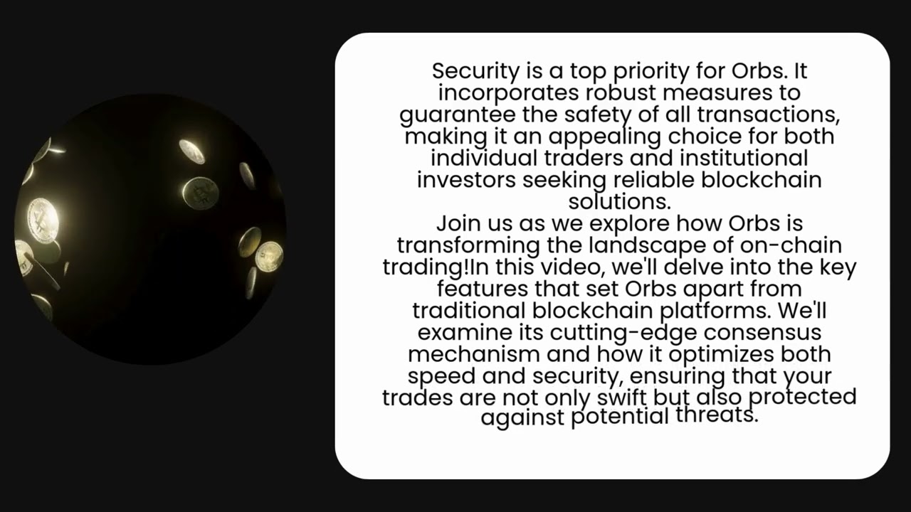 Orbs is a decentralized Layer-3 (L3) blockchain specifically designed for advanced on-chain trading.