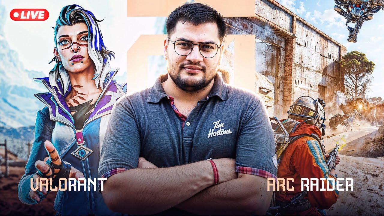 🔴Evening Valo Then Arc Raiders 😊🟩!freevp🟦 VALORANT LIVE INDIA 🟦