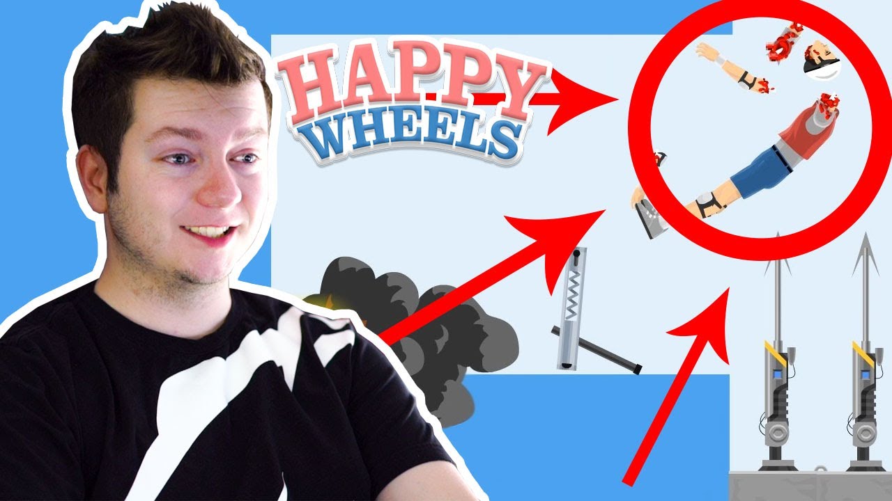 HAPPY WHEELS #12 - NAJTRUDNIEJSZA MAPA ROZWALONA ZA 1 RAZEM!
