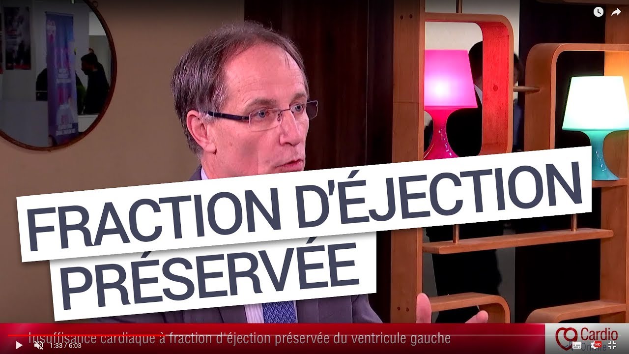 Insuffisance cardiaque &agrave; fraction d'&eacute;jection pr&eacute;serv&eacute;e du ventricule gauche - JE SFC 2018