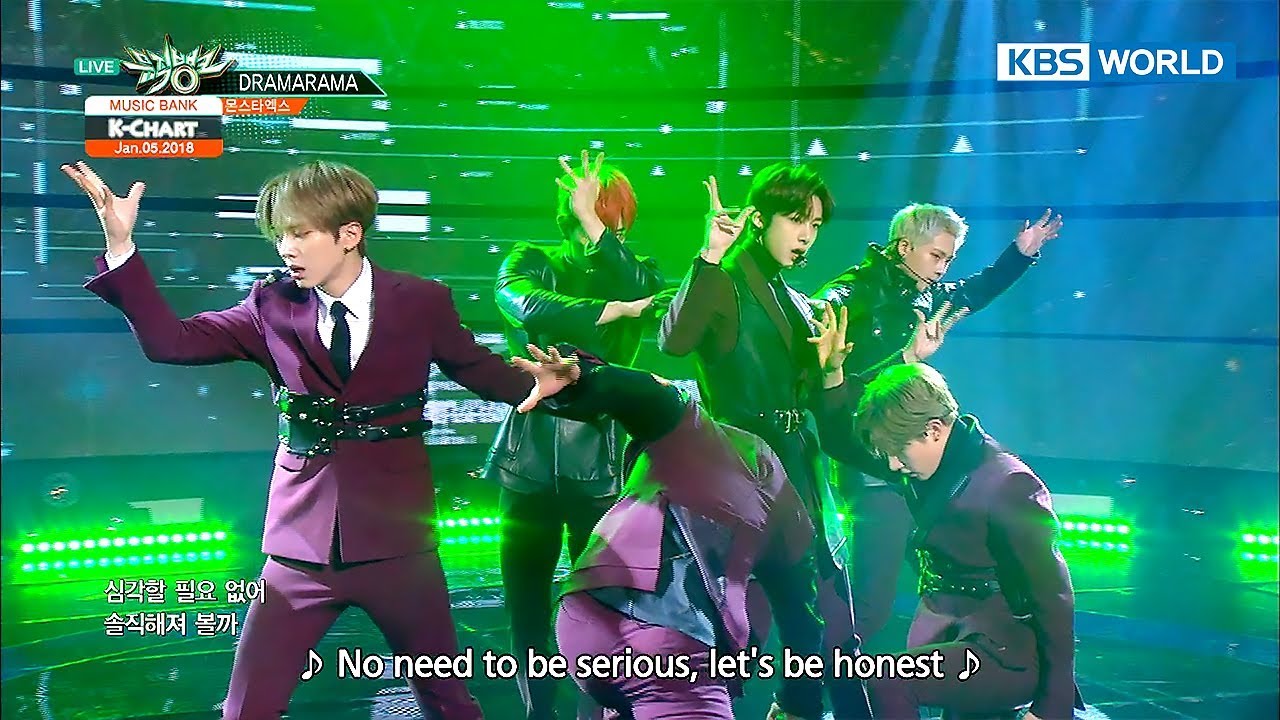 [Music Bank K-Chart] 1st Week of January - MONSTA X, Lovelyz (2018.01.05)