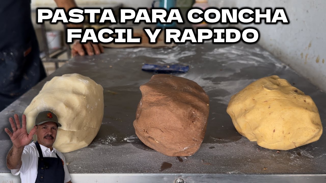 Como hacer pasta para concha | El Pan De Valdo