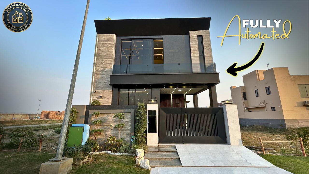 Inside a Voice-Controlled 5 Marla Smart Home for Sale in DHA Phase 6, Lahore