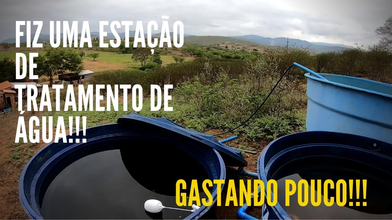 NOSSA ESTAÇÃO DE TRATAMENTO DE ÁGUA NA ROÇA!