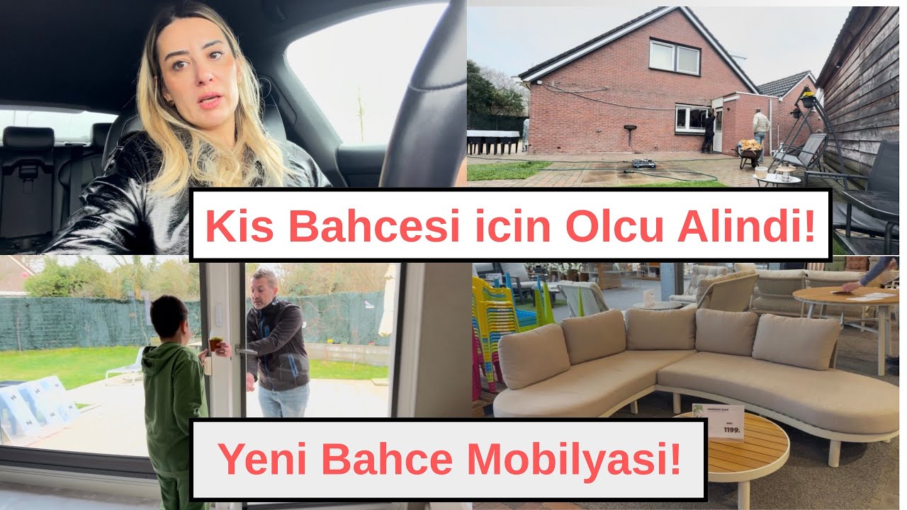 Bahçemizi Baştan Aşağı Yeniliyoruz! Bahce Mobilyalari! Bu Bitki Et Yiyor! Gunun Menusu!#vlog