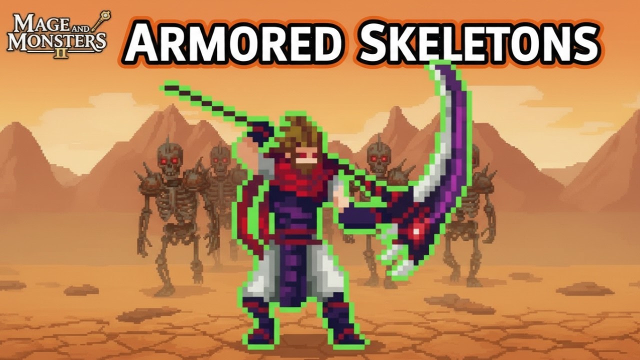Armored Skeletons are ABSURD with Baldric! | Mage & Monsters 2