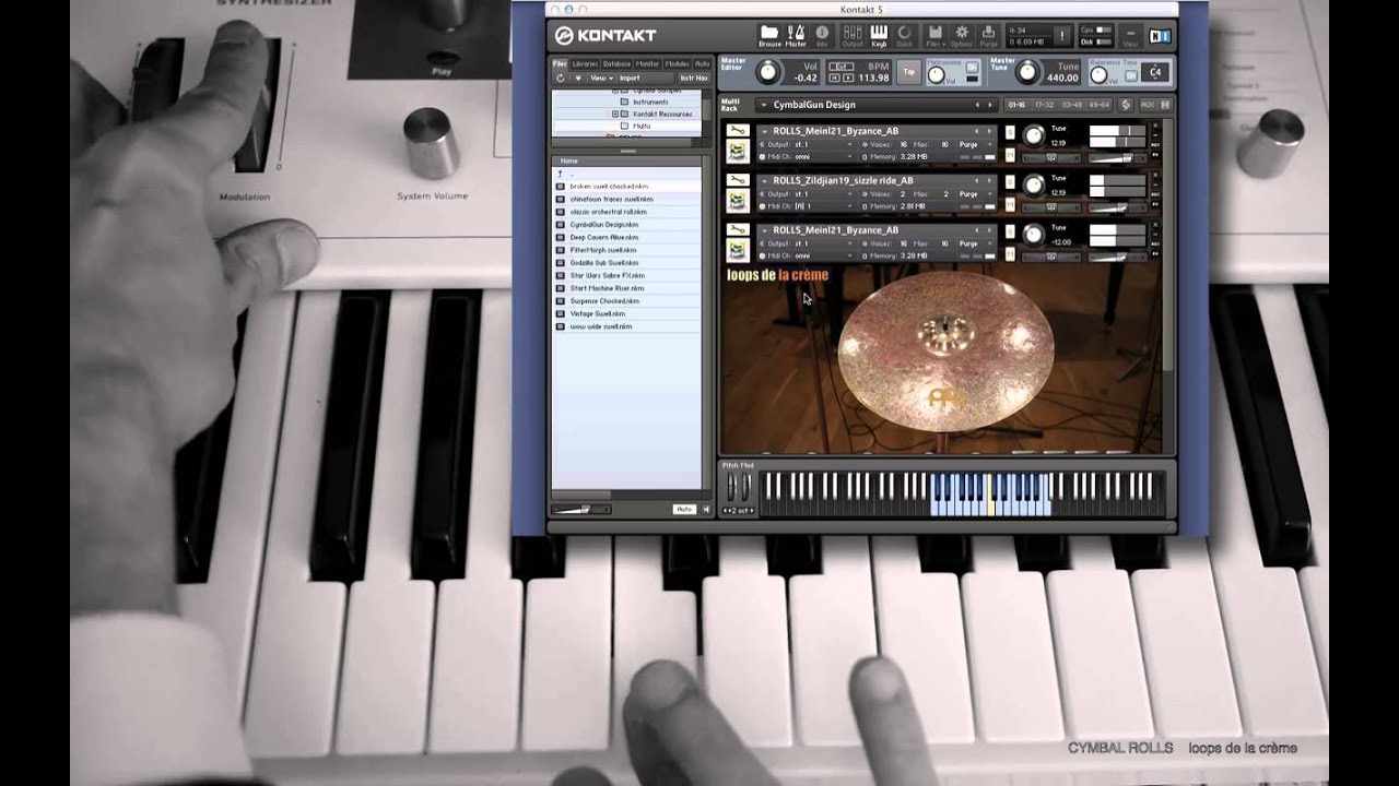 introducing CYMBAL ROLLS B