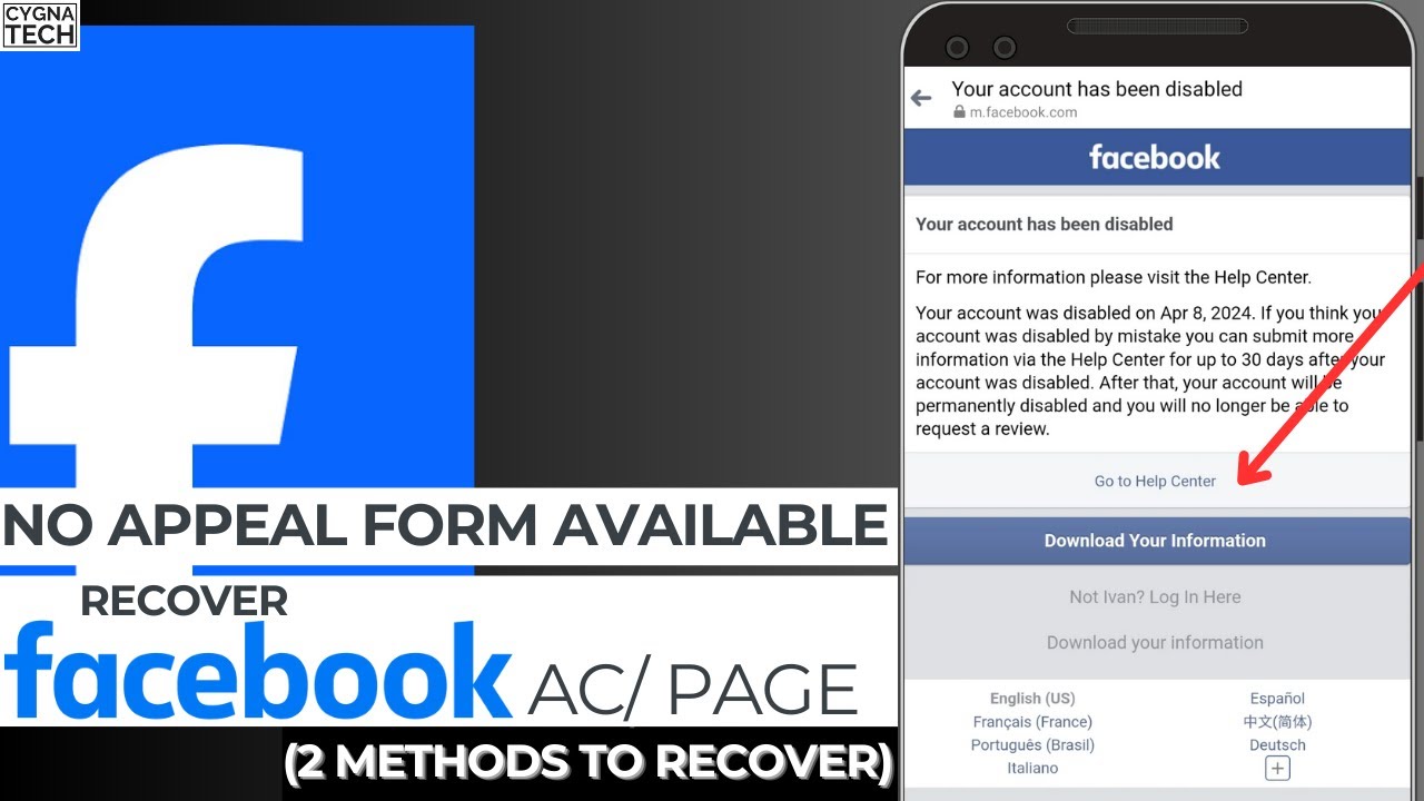 🚫 Аккаунт Facebook/Messenger заблокирован? Как исправить ошибку &laquo;Форма апелляции недоступна&raquo; (рук...