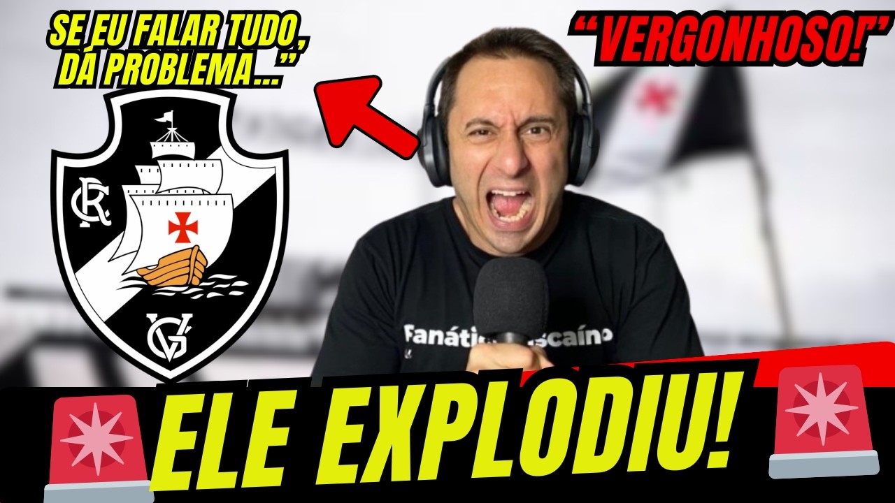 🚨FÁBIO AZEVEDO SOLTA O VERBO NA DERROTA DO VASCO: “ISSO É VERGONHOSO!”