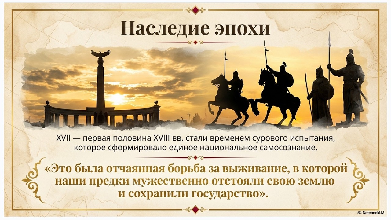 Политические институты Казахского ханства. Роль предков в защите родной земли.