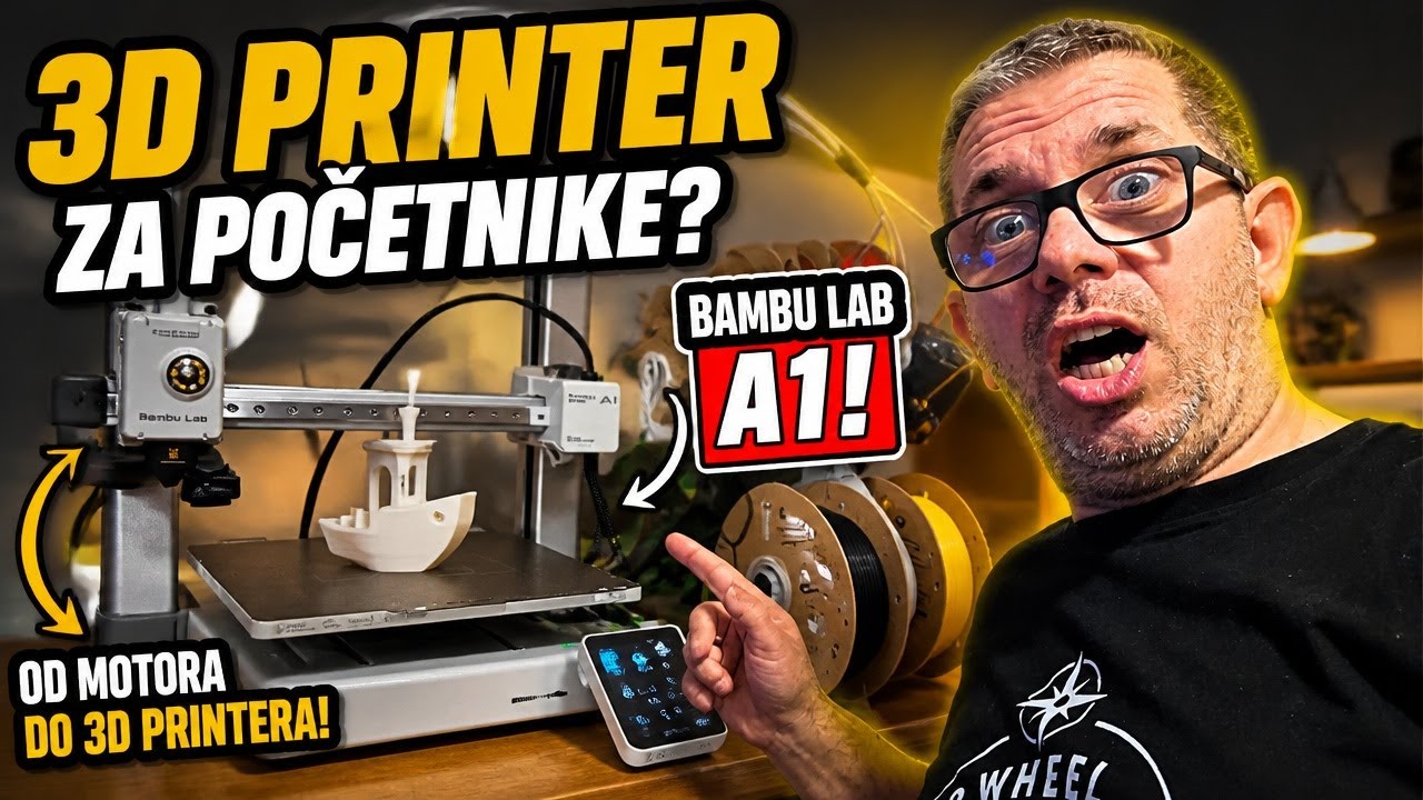 Bambu Lab A1 – 3D printer za početnike? Od motora do 3D printera!