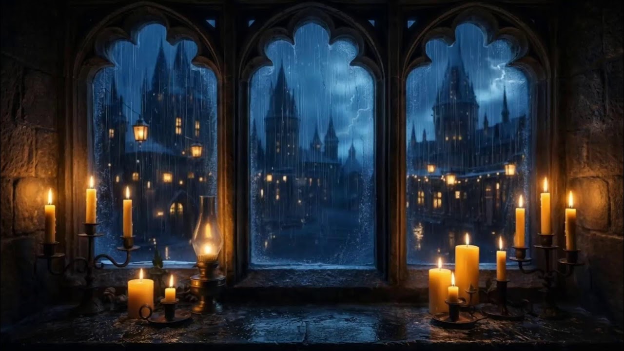 🌧️🏰 Durma ao Som da Chuva | Rain sounds for sleeping LIVE