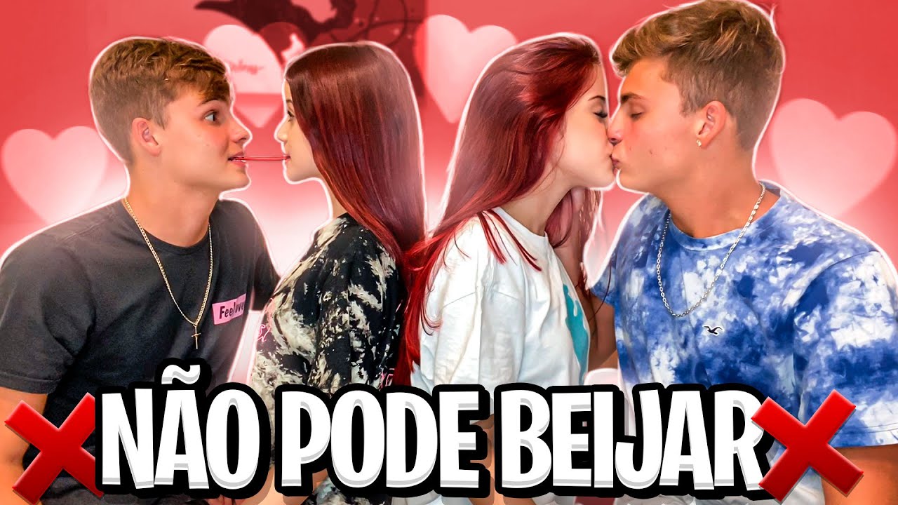 NÃO PODE BEIJAR NESSE VÍDEO! (Quem beijar perde) Maria Nicolly e Maria Emanuelly •Irmãos Scribel•