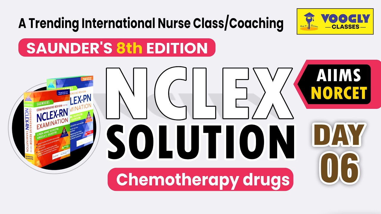 Chemotherapy & Oncological Drugs – NCLEX | Cancer Pharmacology + MCQs | Sahu Sir | Voogly Classes