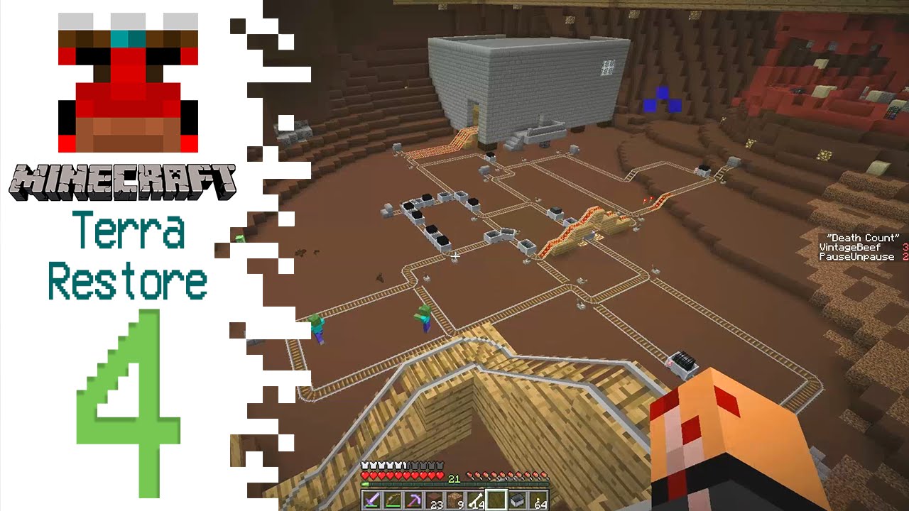 Minecraft Terra Restore with Pause - EP04 - Chao Mines