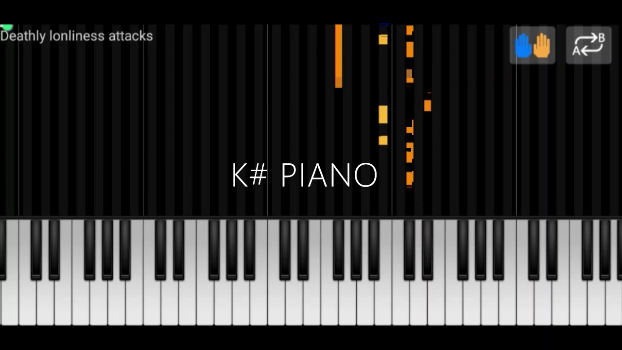 Hifumi -猛独が襲う (Deathly Loneliness Attacks) Piano tutorial/version, synthesia piano tutorial+Sheets