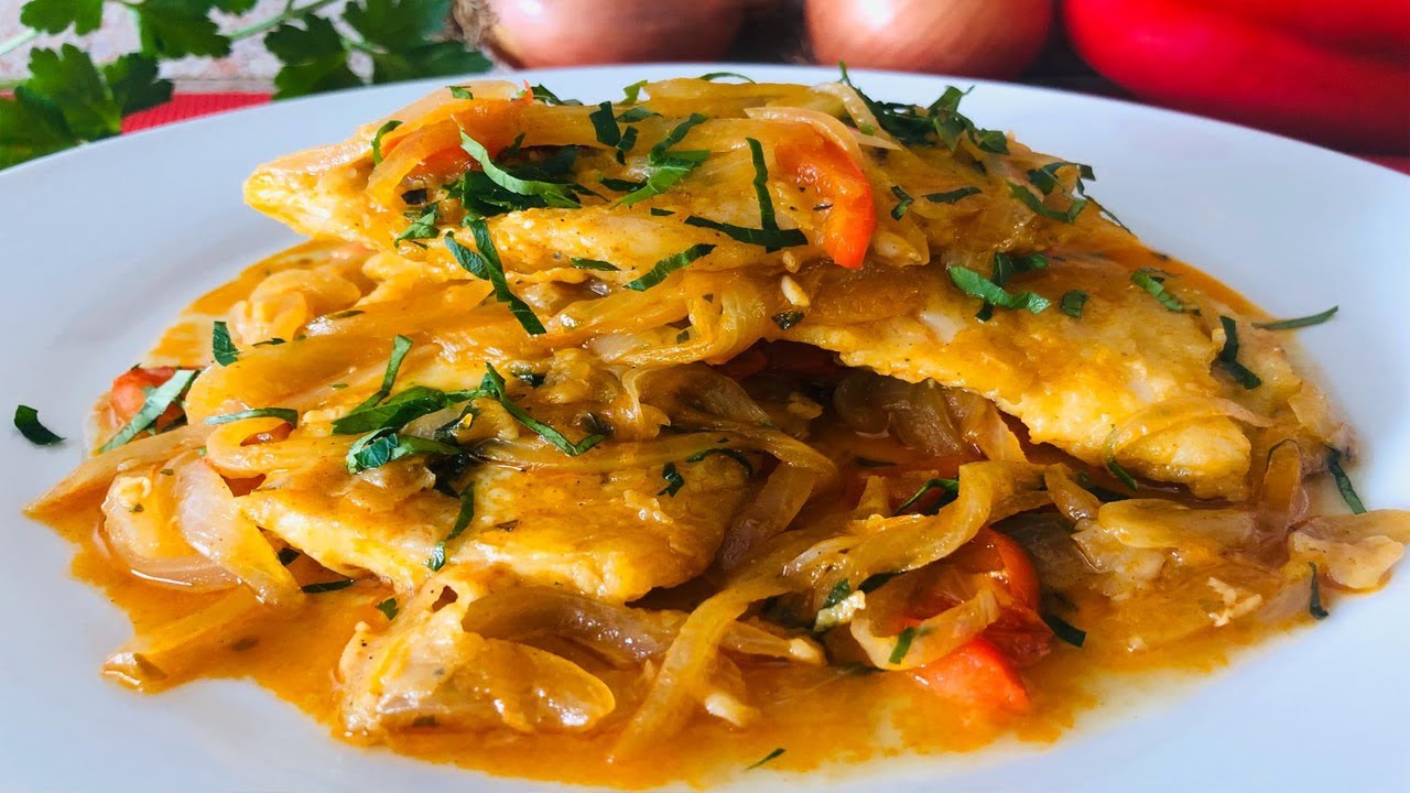 🐟 MERLUZA ENCEBOLLADA 🐟 DELICIOSA Y FÁCIL DE PREPARAR!