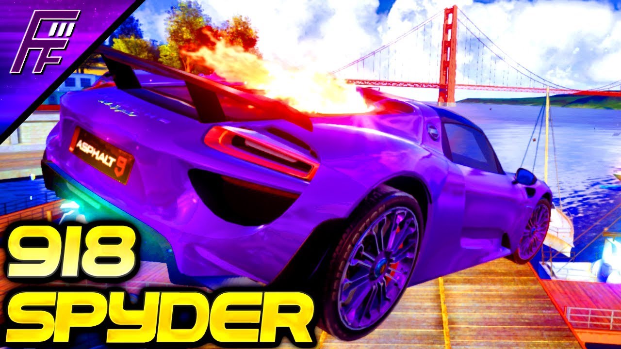SWARMS OF SPYDERS ATTACK!! Porsche 918 Spyder (5* Rank 4099) Multiplayer in Asphalt 9