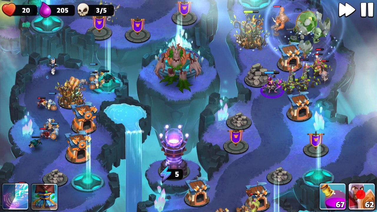 Castle Creeps TD - Chapter 24 Level 96-Rotten Tree 3 Stars