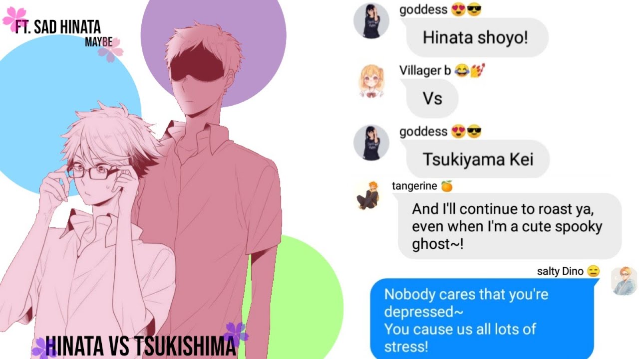 Haikyuu rap battle (hinata vs tsukishima) [1/2?] | part 2 in pinned comment |