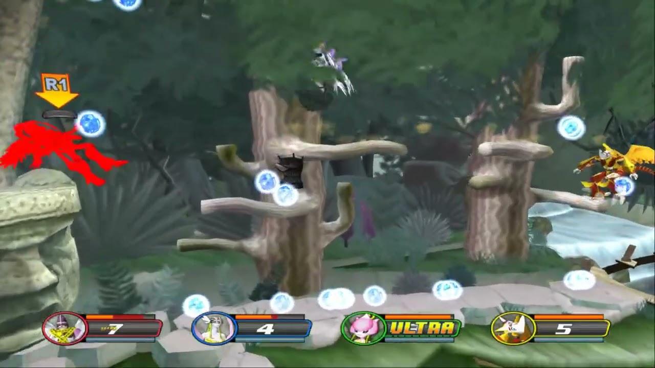 Digimon Rumble Arena 2 - Patamon VS 3 Digimon #2