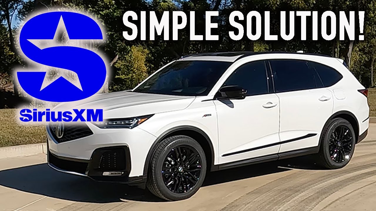 Учебные пособия по Acura MDX 2026 года &mdash; как слушать радио SiriusXM