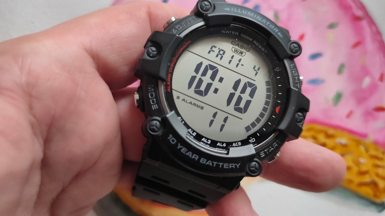И больше ничего не надо! Casio Illuminator AE-1500 WH!Идеально
