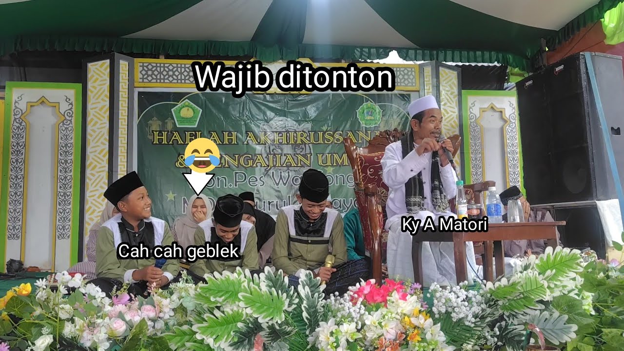 Pengajian lucu poll🤣🤣🤣🤣🤭 | PonPes Walisongo balong| bersama Ky Ahmad Matori |rebana modern walisongo