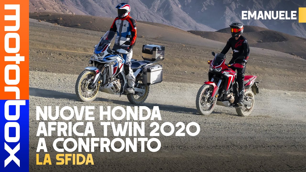 Honda Africa Twin 2020 | La 1100 standard a confronto con l'Africa Twin Adventure Sports