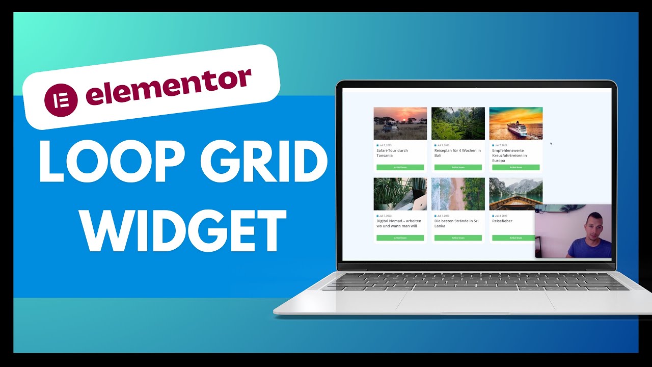 Das LOOP GRID Widget in Elementor! So erstellst du ganz einfach Blog-Artikel Templates | Tutorial
