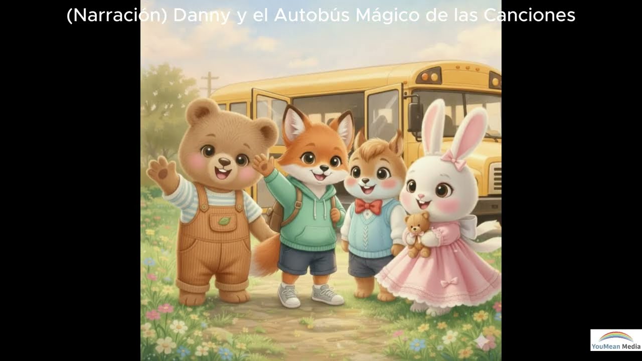 (Narración) Danny y el Autobús Mágico de las Canciones | Canción Infantil “Las Ruedas del Autobús” |