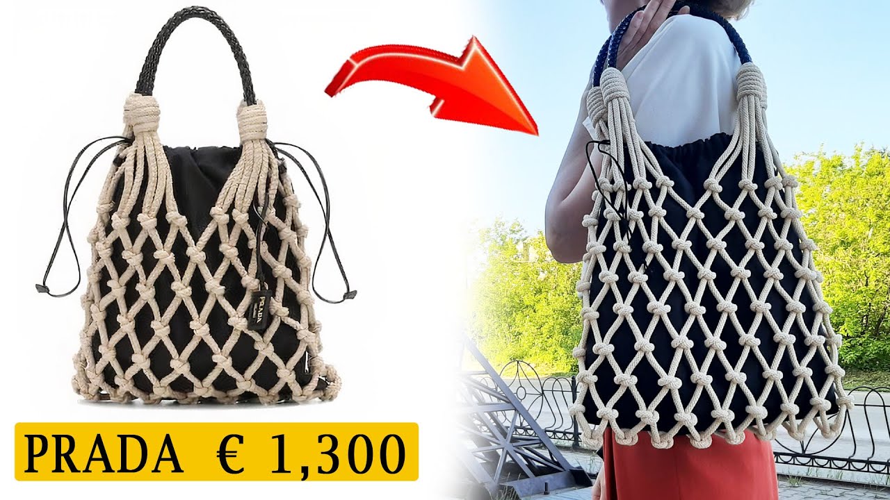 ВСЕ ХОТЯТ ЭТУ СУМКУ! Сумка Шоппер PRADA ЗА €1300 Своими Руками! / DIY