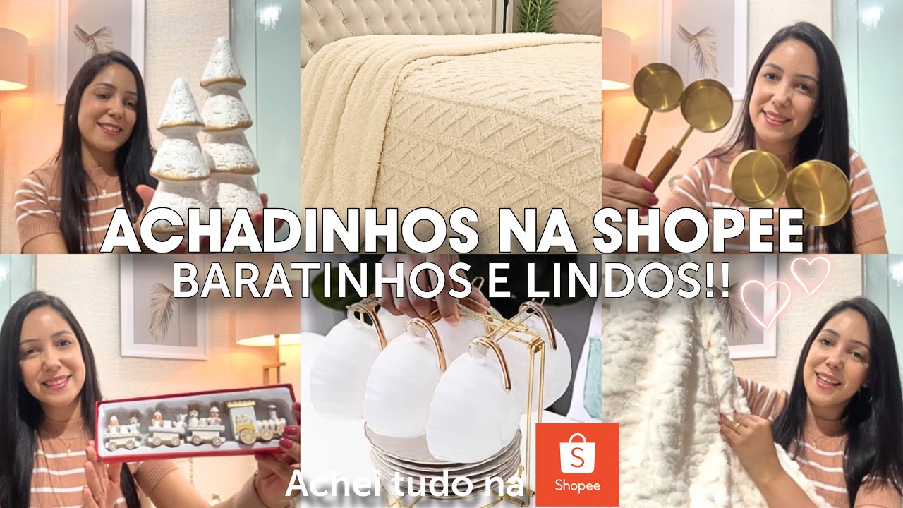 🛍️ COMPRINHAS NA SHOPEE QUE VALE A PENA! ACHADINHOS ÚTEIS, LINDOS E BARATOS?! 