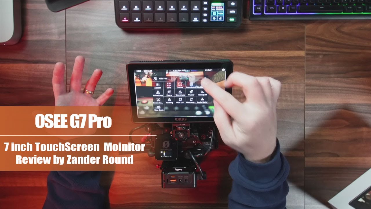 Osee G7 Pro 7 Inch Camera Control Touchscreen Field Monitor Review by Zander Round @ZanderRound