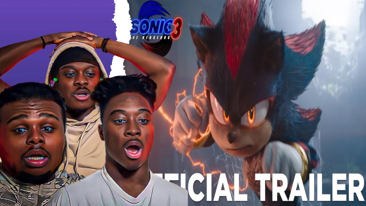 Sonic the Hedgehog 3 - Official Trailer REACTION