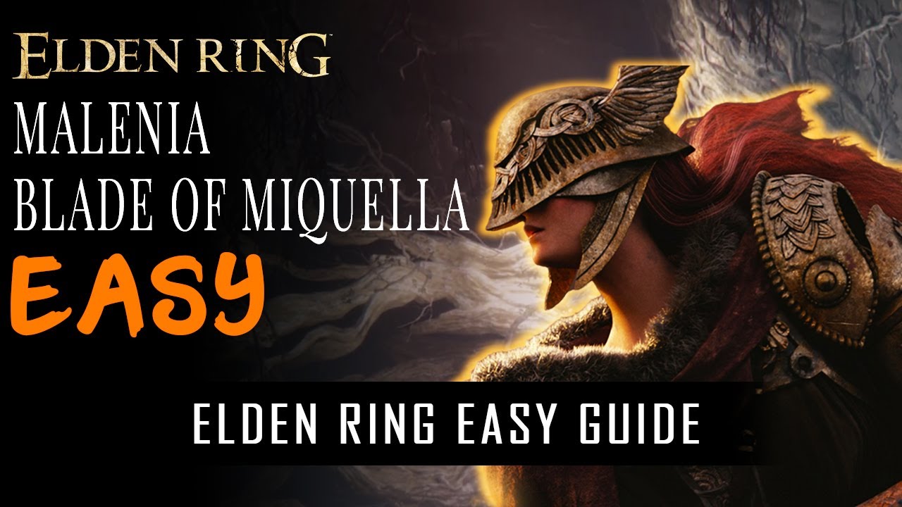How to beat Malenia, Blade of miquella in Elden Ring || Beginners Guide